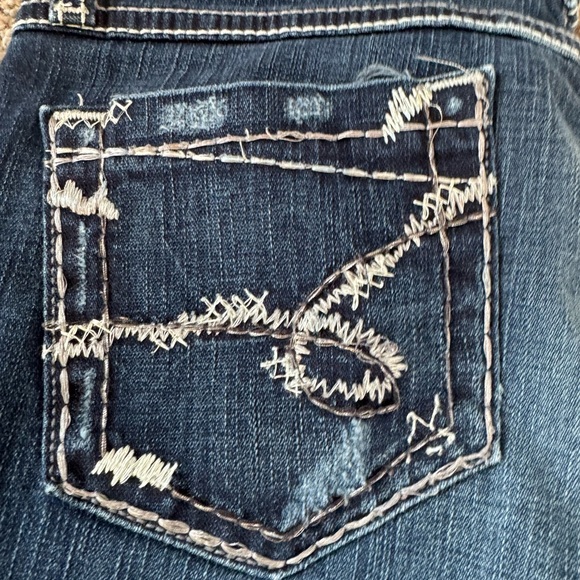 BKE Women's Boot Cut Jeans - Dark Blue - Picture 3 of 5